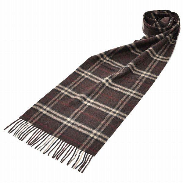 バーバリー Burberry スカーフ メンズ カシミア マフラー ダークブラウン Cs 97b cs97b Import Brand Grace 通販 Yahoo ショッピング