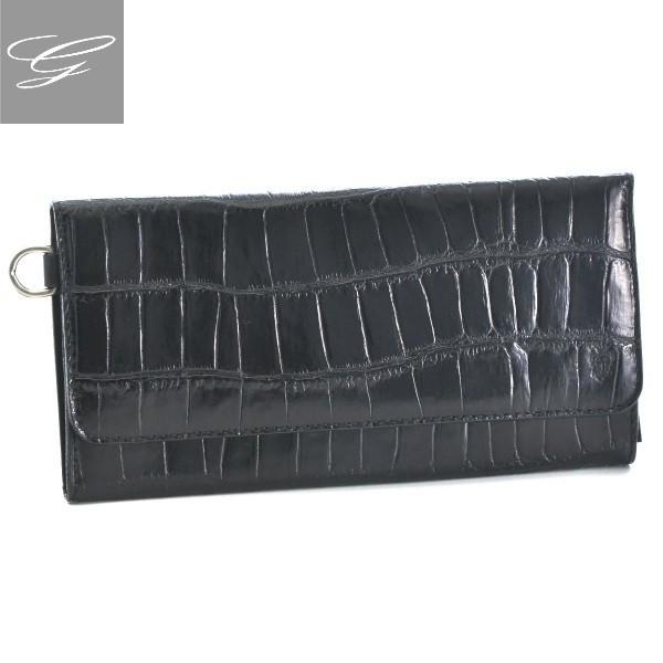 フェリージ 二つ折り長財布 Felisi 財布 メンズ 型押しカーフスキン ブラック 917 Sa Sa0003 sasa0003 Import Brand Grace 通販 Yahoo ショッピング