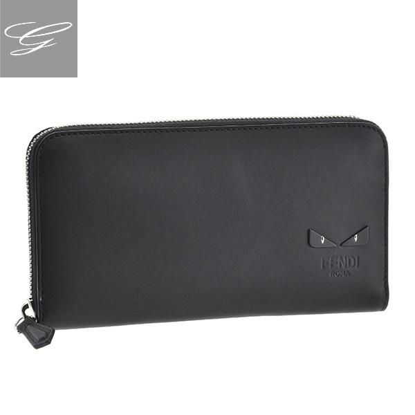 FENDI フェンディ ラウンドファスナー長財布 財布 MONSTER メンズ  