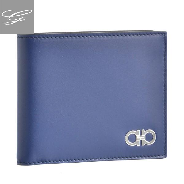 フェラガモ 二つ折り財布 Ferragamo 財布 メンズ Real Gancio Ultra Marine 18年秋冬 66a093 0001 0134 a Import Brand Grace 通販 Yahoo ショッピング