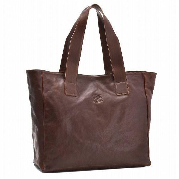 イルビゾンテ トートバッグ IL BISONTE メンズ カーフスキン ダーク  