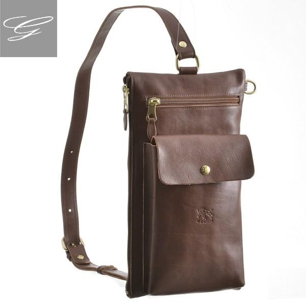 イルビゾンテ Il Bisonte バッグ メンズ カーフスキン ボディバッグ ブラウン 661 P 846 076a2661p846 Import Brand Grace 通販 Yahoo ショッピング