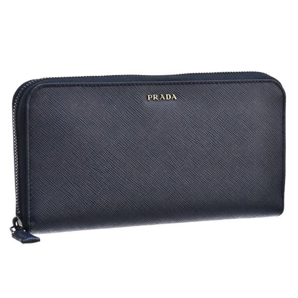 PRADA プラダ/PRADA 財布 メンズ 型押しカーフスキン ラウンド 