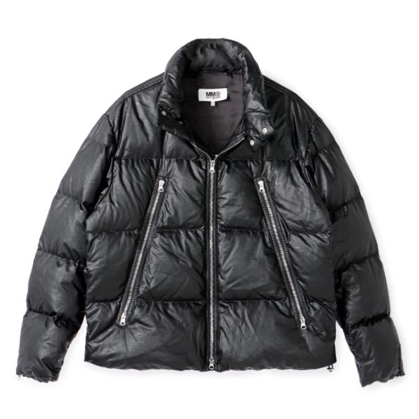 土日限定価格 MM6 Maison Margiela レザーダウン レザーダウン Maison MM6 土日限定価格 Margiela