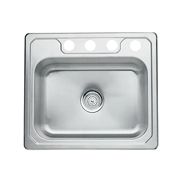 Company Steel Middleton Top Mount Sink Middleton A Kohler Kohler Bowl By 並行輸入品 Sterling Single 25 Inch Stainless 22 Inch By Kitchen 4 Na Idvdxxamb001qxfw4o 輸入暮らし Com