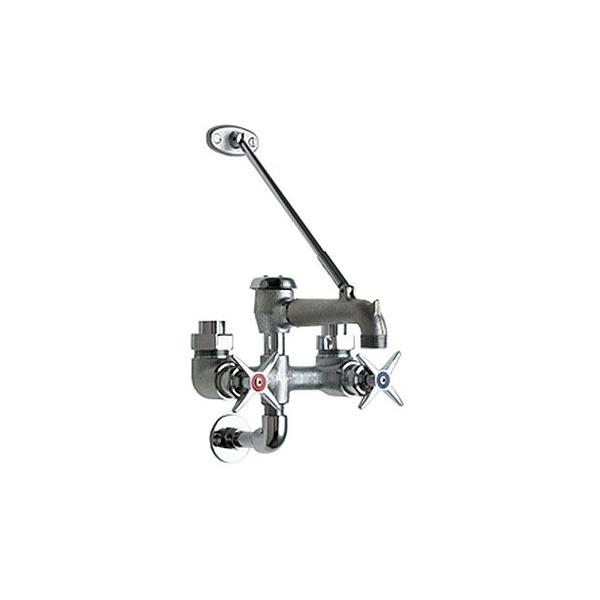 Chicago Faucets 835-RCF Wall Mount Exposed Service Sink Fitting Rough Chrome 