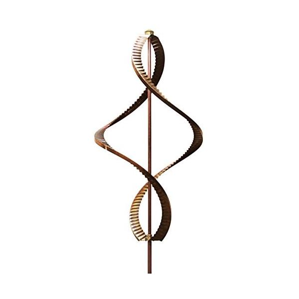 Stanwood Wind Sculpture Kinetic Wind Copper Dual Helix Helix Spinner 並行輸入品 Sculpture Idvdxxamb017aocooi 輸入暮らし Com