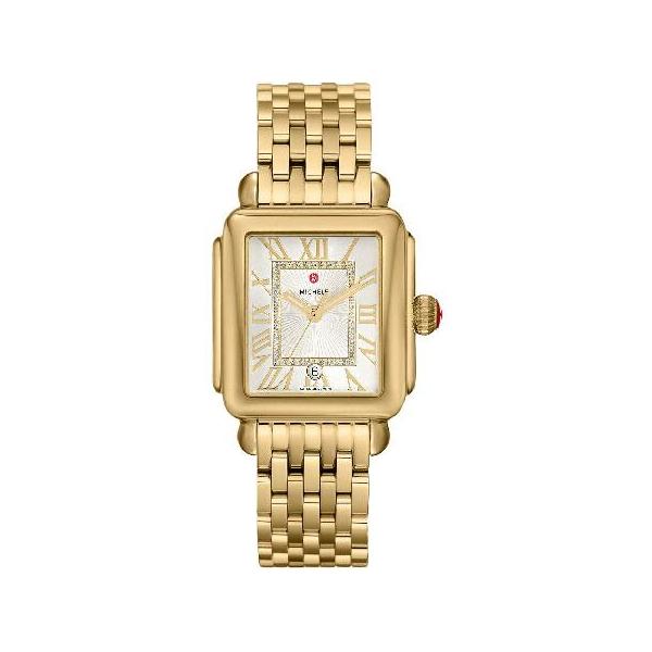 ミッシェル『Deco Madison Gold Diamond Dial Watch（MWW06T000171）』