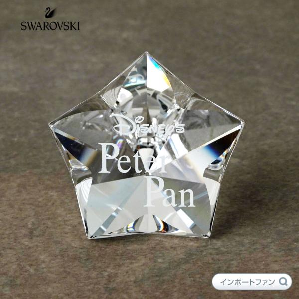 スワロフスキー ディズニー タイトルプレート 置物 SWAROVSKI スワロフスキー Swarovski ディズニー 『ピーターパン