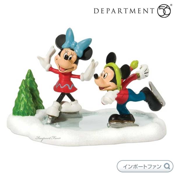 Disney Department 56 ミッキー&ミニー スケートに行こう Disney Department 56 ミッキー&ミニー スケートに行こう