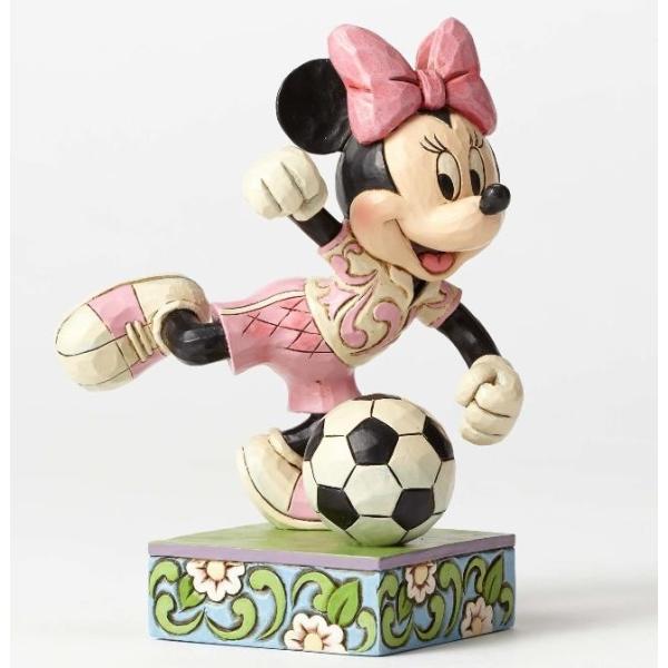 ミニーフィギュア サッカーMinnieMouseSoccerBRITTO Disney ジムショア ミニーマウス サッカー ゴール ディズニー