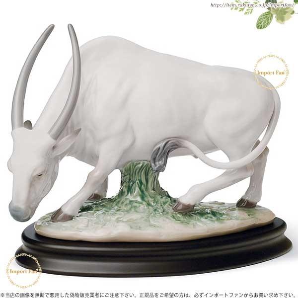 LLADRO リヤドロ 牛 01008369 LLADRO The Ox 台座付 □ : インポート