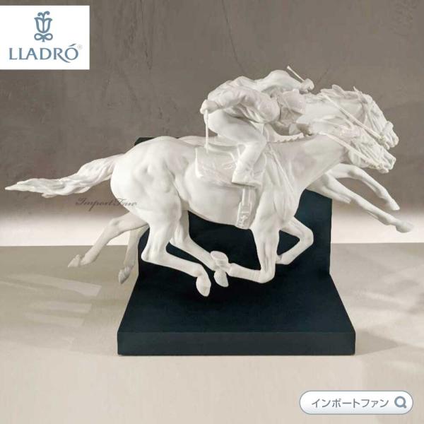 【超プレミア品】リヤドロ ダービーの華 サラブレッド 競馬 置物 importfan_lla08515