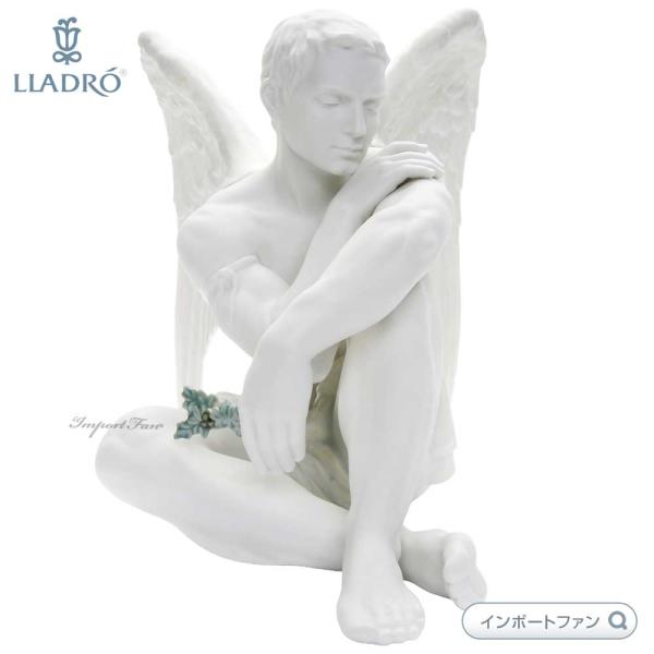 LLADRO 祈る天使 4538 リヤドロ スペイン 絶版 箱付き エンジェル スペインLLADRO(リヤドロ)社の陶器人形の置物『フィギュリン