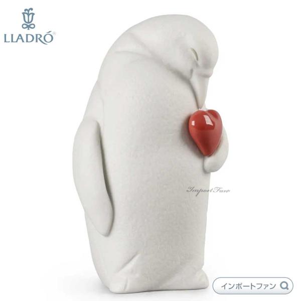 LLADRO（リヤドロ） コルビー 庇護の愛 ペンギン ハート 置物 01009439
