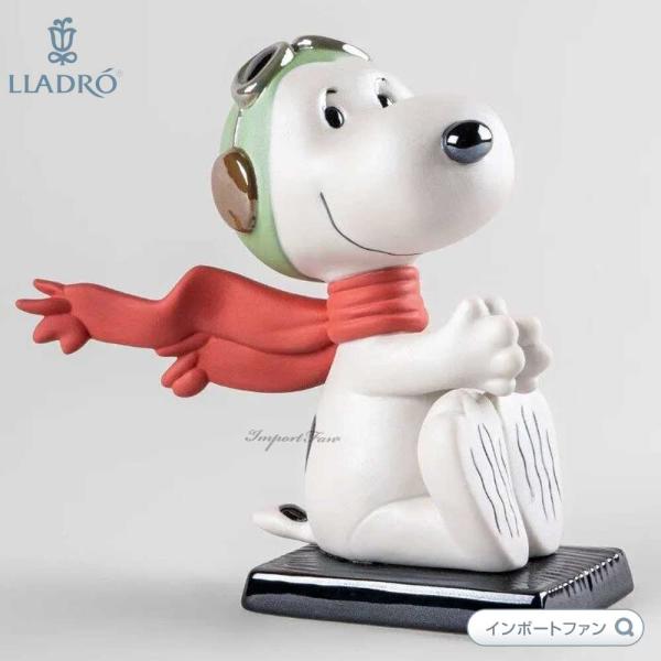 LLADRO（リヤドロ） スヌーピー フライング・エース ピーナッツ