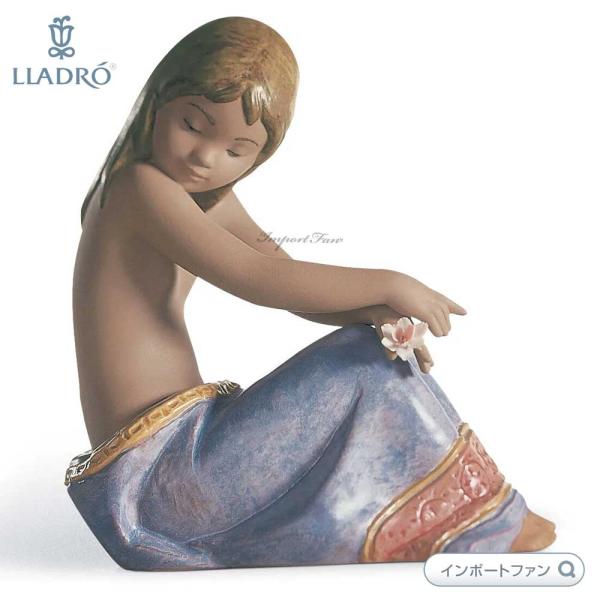 LLADRO リヤドロ アイランドビューティー ブルー グレス 少女