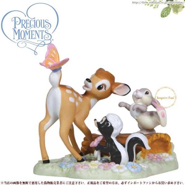 プレシャスモーメンツ 小鹿のバンビ 人生の小さな喜び 友達 バンビ とんすけ フラワー Precious Moments Bambi Disney Pm インポートファン 通販 Yahoo ショッピング