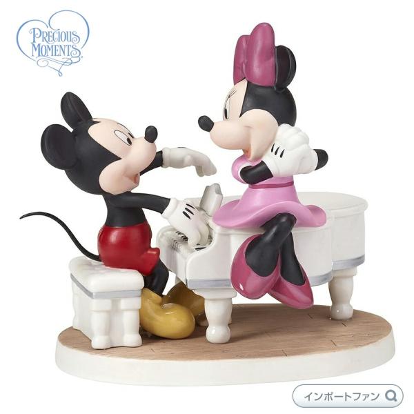 プレシャスモーメンツ ミッキーマウス ミニーマウス 私たちの愛は甘いメロディー ディズニー オルゴール 173704 Disney Mickey Mouse and Minnie Mouse Our Love Is A Sweet Melo...