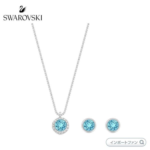 SWAROVSKI スワロフスキー フラート ネックレス ピアス セット