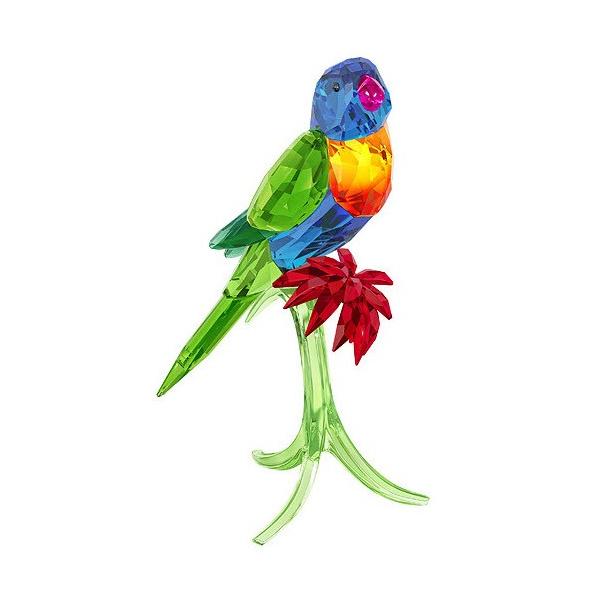 SWAROVSKI（スワロフスキー） ゴシキセイガイ インコ 鳥 レインボー