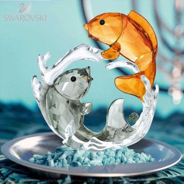 SWAROVSKI スワロフスキー ファイティングフィッシュ ブルー 青い 魚 SWAROVSKI スワロフスキー ファイティングフィッシュ ブルー 青い 魚