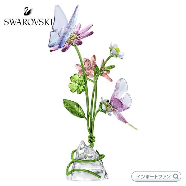 SWAROVSKI（スワロフスキー） アイディリア チョウ＆花 フラワー 動物