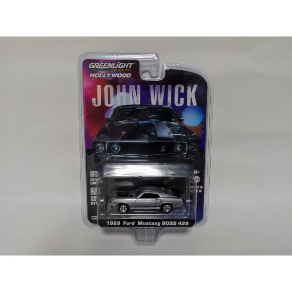 ジョンウィック ミニカー 1/64スケール 1969 フォード マスタング ボス