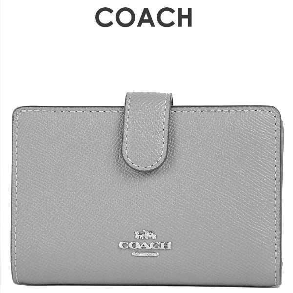 お気にいる Coach コーチ 二つ折り財布 小物 レッド シンプル Gekiyasu Honmono