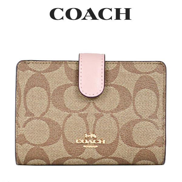 コーチ Coach レディース 財布 二つ折り財布 F Impwd カーキ ブロッサム Fks impwd インポートブランドロータス 通販 Yahoo ショッピング