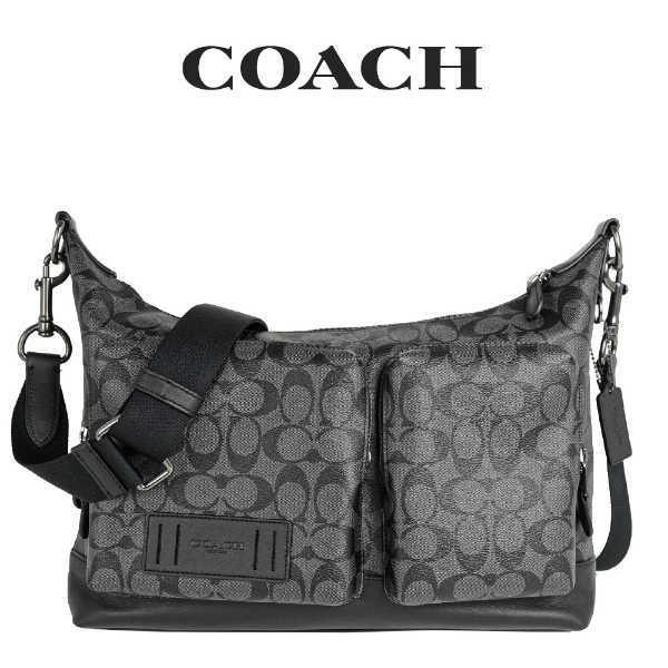 コーチ Coach メンズ バッグ ショルダーバッグ 2942 Qbaf4 チャコール ブラック シグネチャー 2942qbaf4 インポートブランドロータス 通販 Yahoo ショッピング
