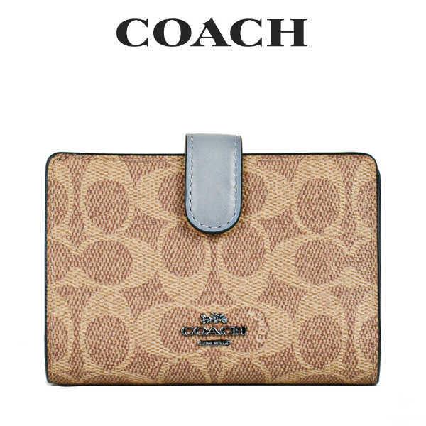 コーチ Coach アウトレット レディース 財布 二つ折り財布 Gmork ガンメタル タンミスト 在庫処分 gmork インポートブランドロータス 通販 Yahoo ショッピング