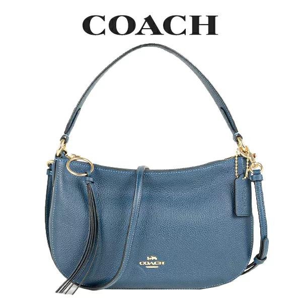 ★ コーチ COACH アウトレット レディース バッグ 2wayショルダー ショルダーバッグ 52548  GDPEC(ゴールド×ピーコック)【在庫処分】