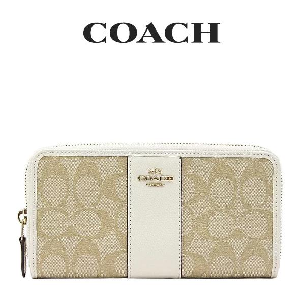 コーチ Coach レディース 財布 ラウンドジップ長財布 長財布 F54630 Imdqc ライトカーキ チョーク シグネチャー 54630imdqc インポートブランドロータス 通販 Yahoo ショッピング