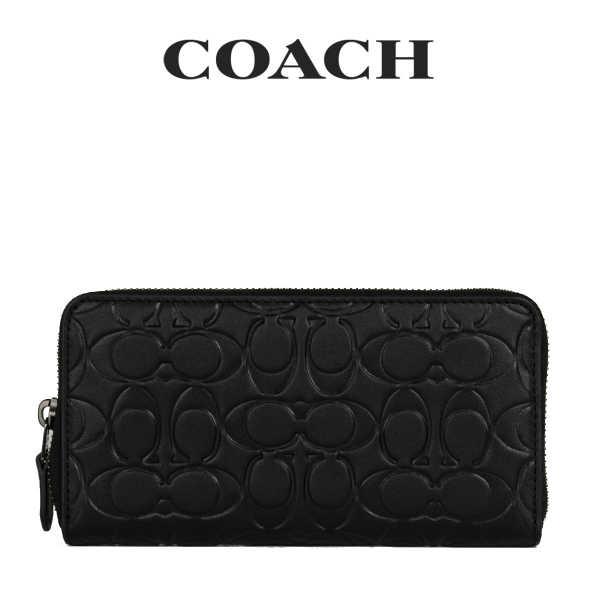 コーチ COACH アウトレット メンズ 財布 長財布 CE551 QB/BK(ブラック