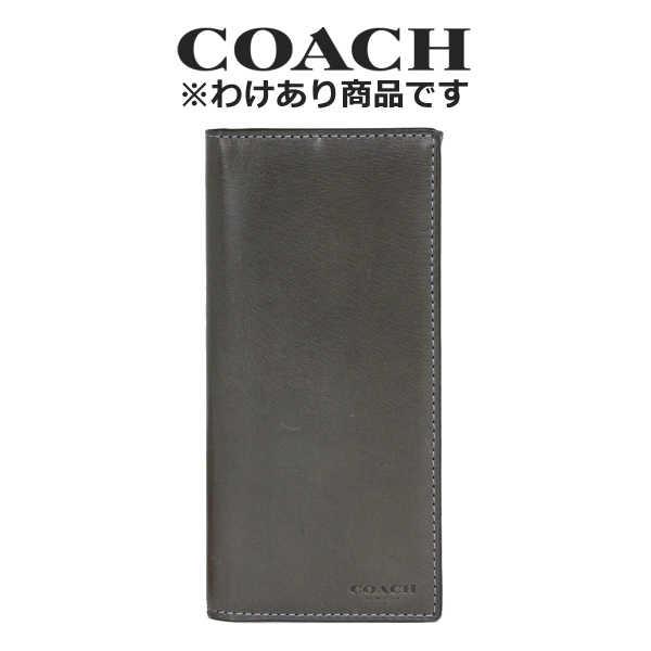 コーチ Coach アウトレット メンズ 財布 二つ折り長財布 Gph グラファイト 在庫処分 gph インポートブランドロータス 通販 Yahoo ショッピング