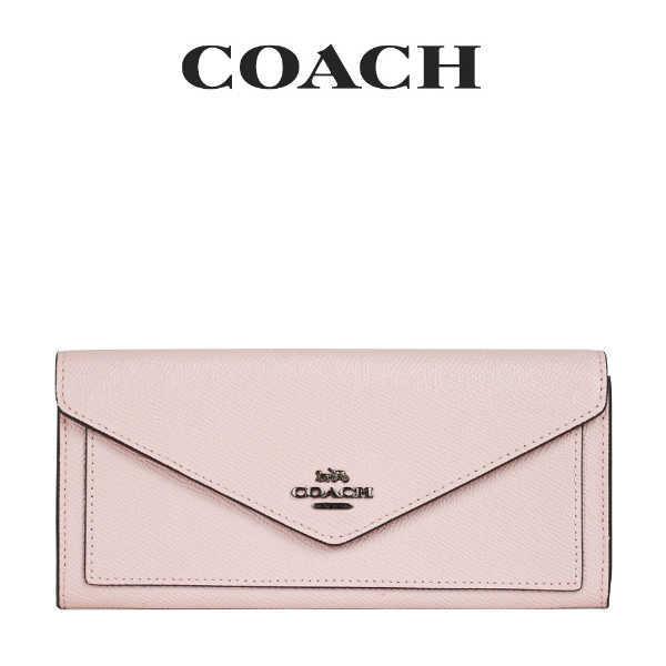 コーチ Coach アウトレット レディース 財布 かぶせ長財布 長財布 V5ptp オーロラ ピンク v5ptp インポートブランドロータス 通販 Yahoo ショッピング
