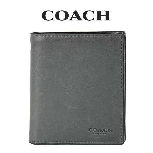 コーチ Coach メンズ 財布 二つ折り財布 Gph グラファイト 在庫処分 gph インポートブランドロータス 通販 Yahoo ショッピング
