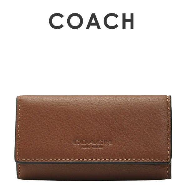 コーチ Coach アウトレット メンズ 小物 キーケース F Cwh ダークサドル cwh インポートブランドロータス 通販 Yahoo ショッピング