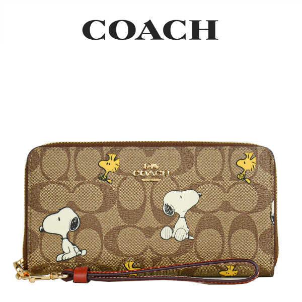 COACHコーチ折りたたみ財布レディースのレッド色新商品財布 - 折り財布