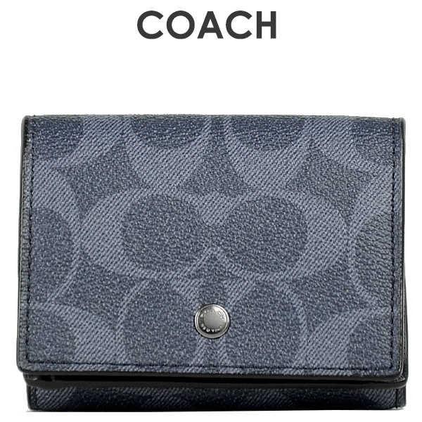 コーチ Coach メンズ 財布 二つ折り財布 三つ折り財布 F Qbden デニム qbden インポートブランドロータス 通販 Yahoo ショッピング