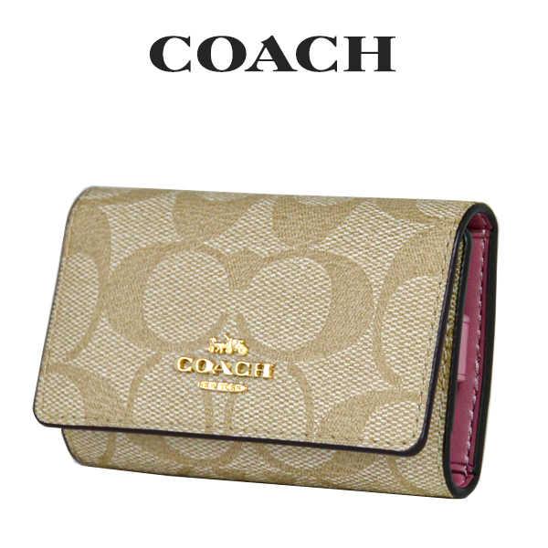 コーチ Coach レディース 小物 キーケース Imr6d ライトカーキ ローズ imr6d インポートブランドロータス 通販 Yahoo ショッピング