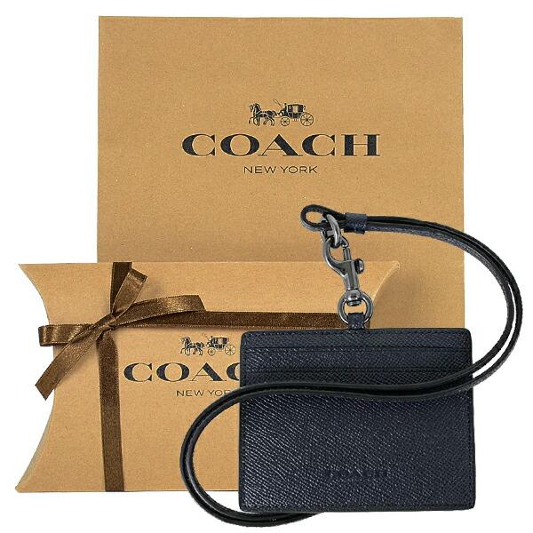 コーチ箱 紙袋付き ラッピング済み ギフトセット コーチ Coach メンズ 小物 カードケース Idケース F794 Qb Mq ミッドナイト 794qbmqgift インポートブランドロータス 通販 Yahoo ショッピング