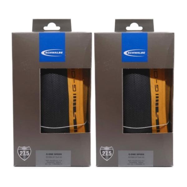 2本セット SCHWALBE(シュワルベ) G-One Speed 27.5×2.00(50-584) 650B