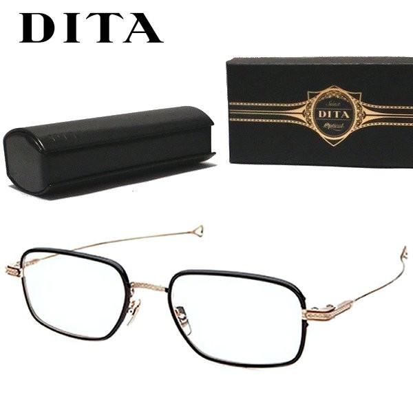 DITA メガネEdinburghツートンメガネ極太セル高級老眼鏡0.5弱老眼