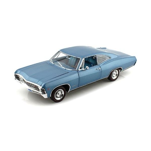 Auto World 1967 Chevy シボレー Impala Ss 396 Awamm999 ダイキャスト Blue ミニカー 18 Nantucket 誕生日 お祝い 1