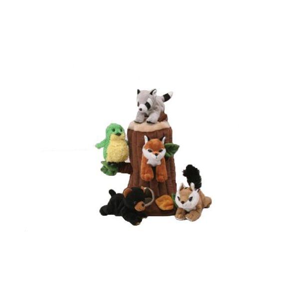 動物とツリーハウス ぬいぐるみ Five 即納送料無料 Animals Forest Stuffed