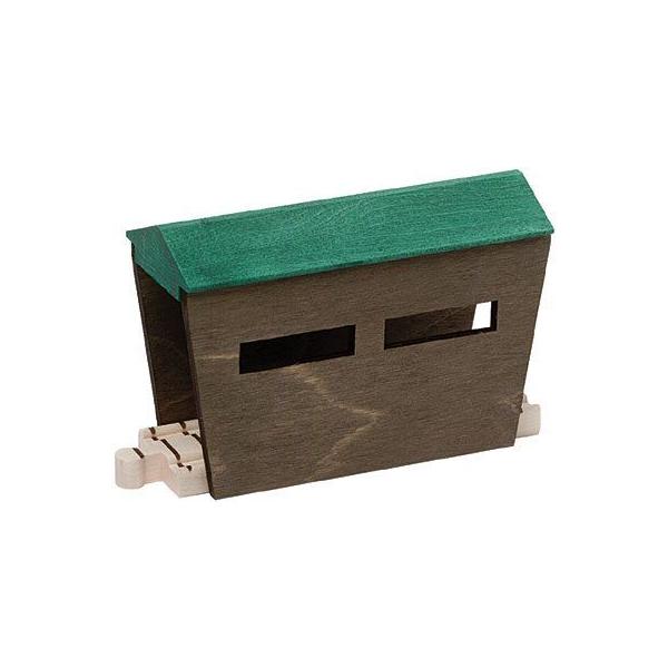 米国正規商品 ネームトレイン 木製おもちゃ 一部予約 Covered Bridge Inches 6インチ 車庫 6