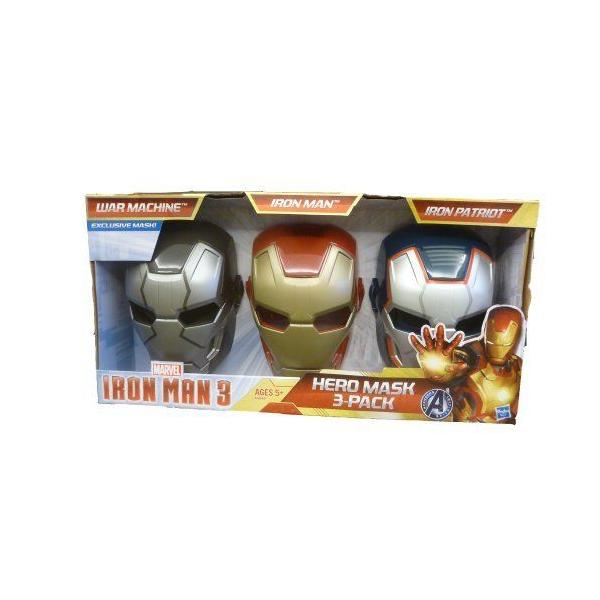 アイアンマン3 ヒーローマスク 3pack War Machine Iron Man Iron Patriot Supersport Tn