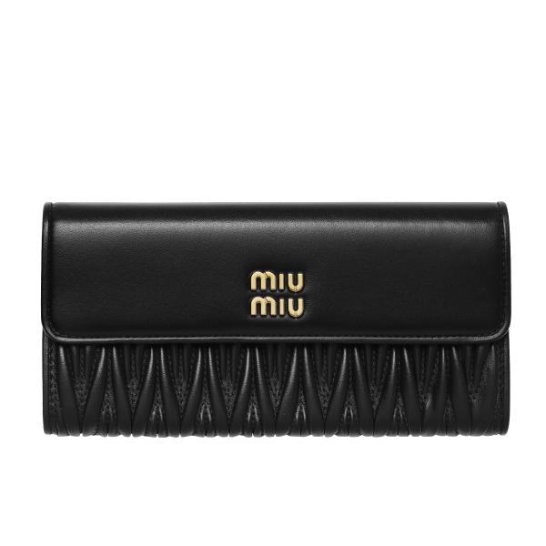 MIU MIU 長財布 5MH379 MATELASSE'MIU miu miu（ミュウミュウ） 二つ折り長財布 MATELASSE MIU 5MH379 2FPP